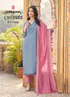  Chunri By Rangoon Viscose Embroidery Kurti Bottom With Dupatta Suppliers In India